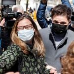 Meritxell Serret, huida en Bélgica desde octubre de 2017, a su salida del Tribunal Supremo