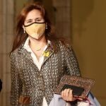 La diputada de JxCAT Laura Borras, hoy.