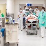 Profesionales sanitarios realizan su trabajo en el servicio de Urgencias del Hospital Vall d'Hebron. EFE/ Marta Pérez