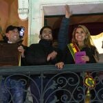 Toma de posesión de la presidenta autoproclamada de Bolivia, Jeanine Áñez14/03/2021