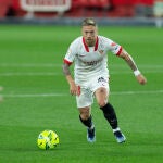 Papu Gómez con el Sevilla.