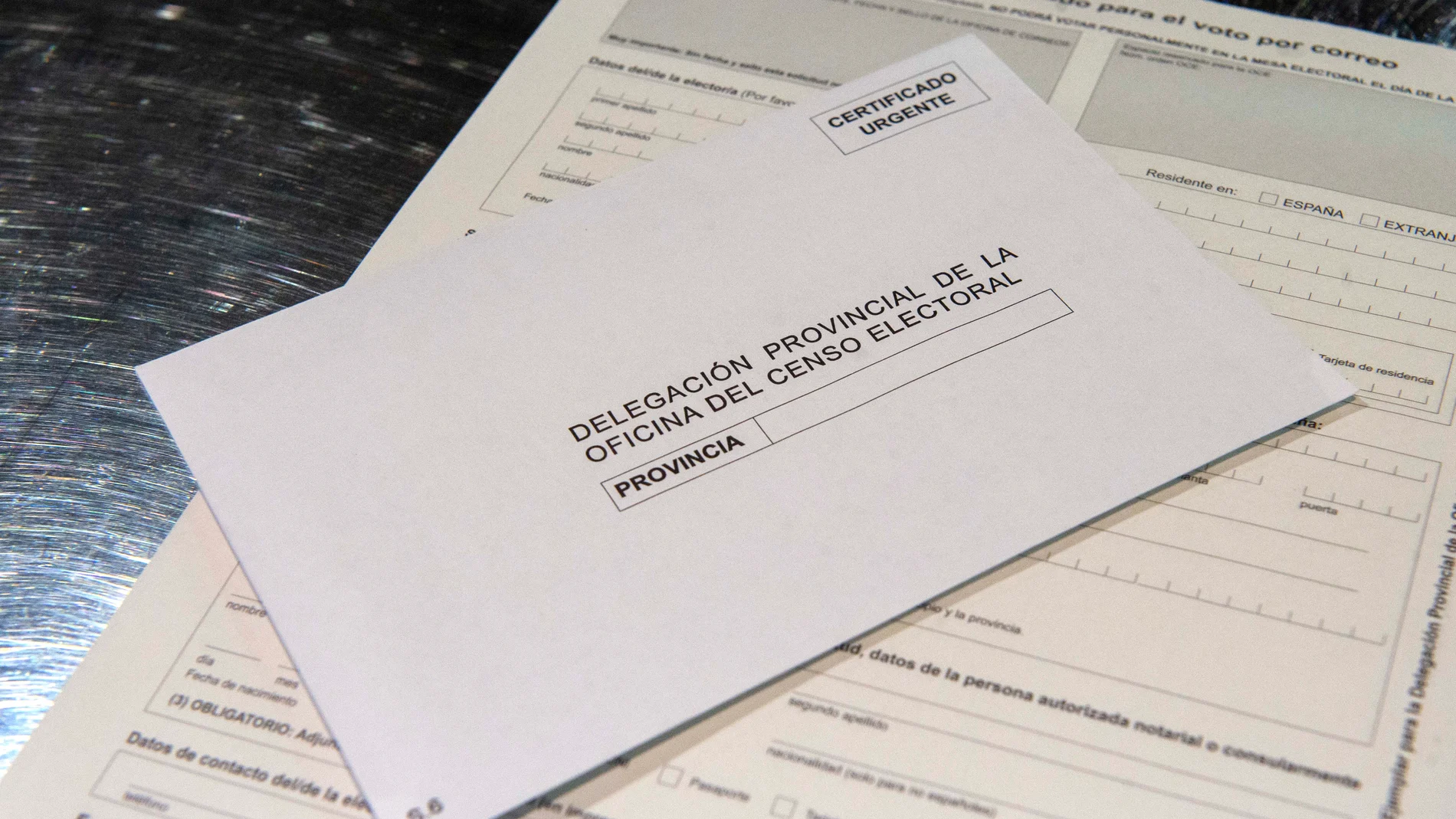 Ejemplo de voto por correo