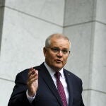 El primer ministro de Australia Scott Morrison