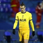 Gareth Bale, con la camiseta del Tottenham