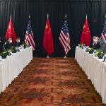 Altos cargos de EEUU y China en la cumbre bilateral en Alaska