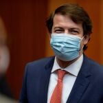 El presidente de la Junta de Castilla y León, Alfonso Fernández Mañueco