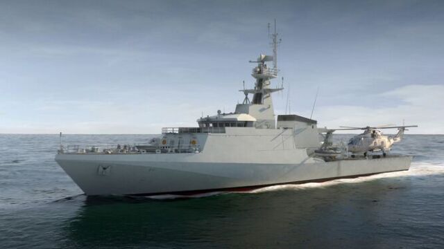 El acorazado HMS Trent