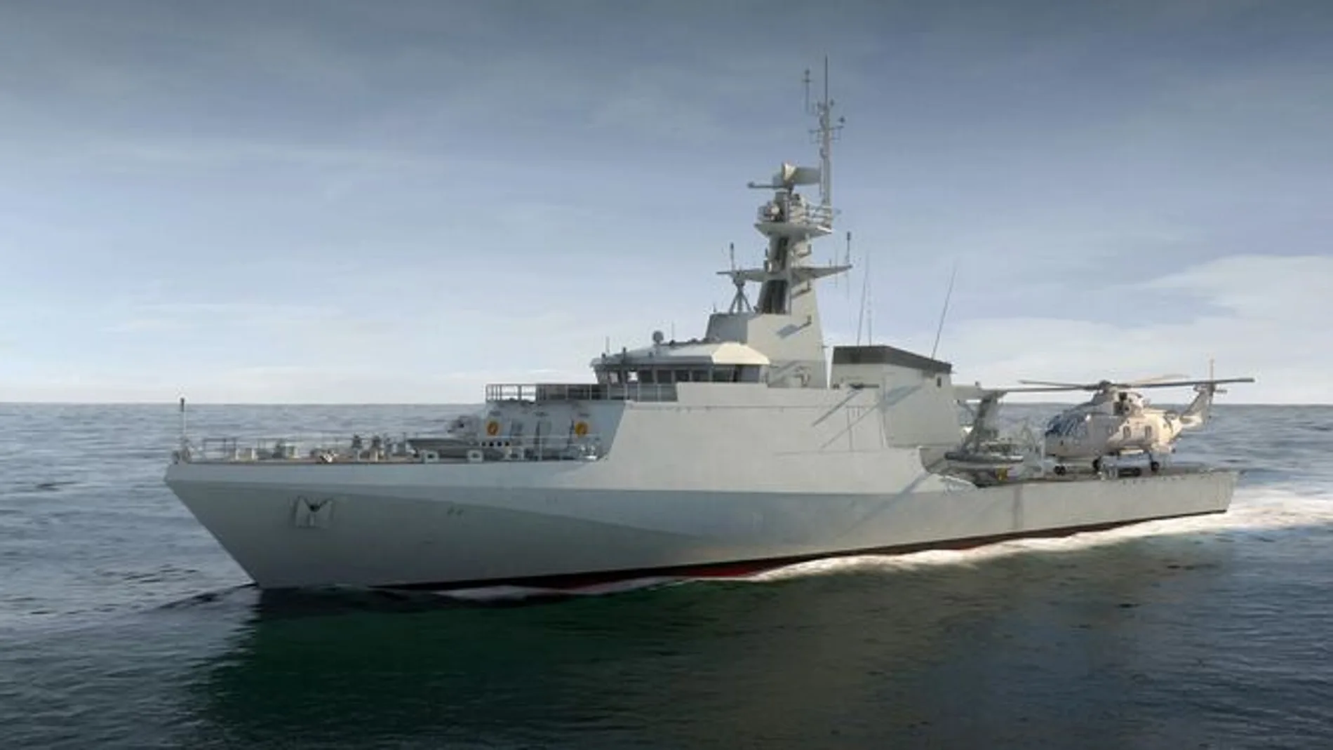 El acorazado HMS Trent
