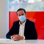 El portavoz parlamentario de Ciudadanos, Edmundo Bal, durante la reunión del Comité Permanente del partido, hoy