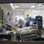 UCI de una hospital de Varsovia