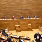 Bronca en Les Corts con insultos y descalificaciones en el debate de la ley de Función Pública a cuenta del valenciano