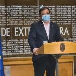 El presidente de la Junta de Extremadura, Guillermo Fernández Vara