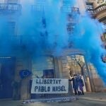 Una de las protestas en contra de la encarcelación del rapero Pablo Hasel. REUTERS/Nacho Doce