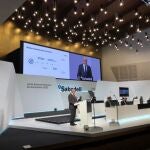 El presidente de Banco Sabadell, Josep Oliu, durante la Junta General de Accionistas celebrada en Alicante