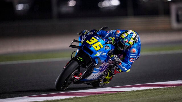 Joan Mir empieza la defensa de su título de MotoGP desde el puesto décimo de la parrilla en Qatar
