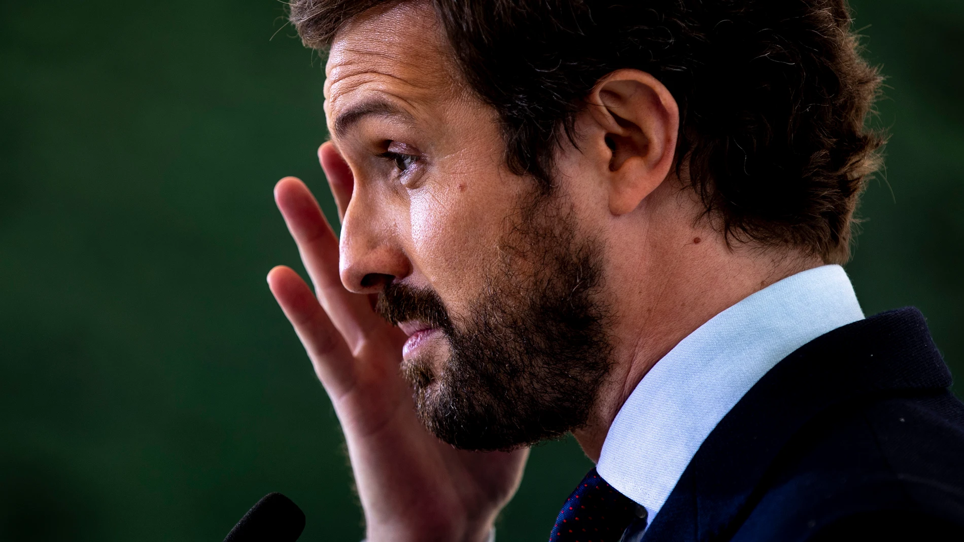 El líder del PP, Pablo Casado