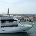 En Venecia, uno de los destinos más solicitados, los cruceros aparcaban en la plaza principal de la ciudad