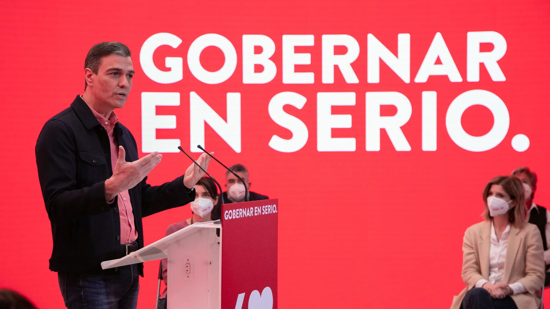 PEDRO SANCHEZ ACTO PSOE