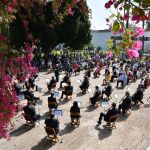 La banda de música del Maestro Tejera, en Tomares (Sevilla)