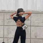 La influencer Isabel Campos con un recogido bajo/Instagram @isabelcamposr