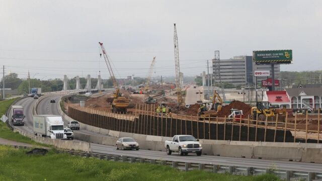 Trabajos en la autopista I-35 de Texas