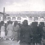 Fraga, rezando en el campanario