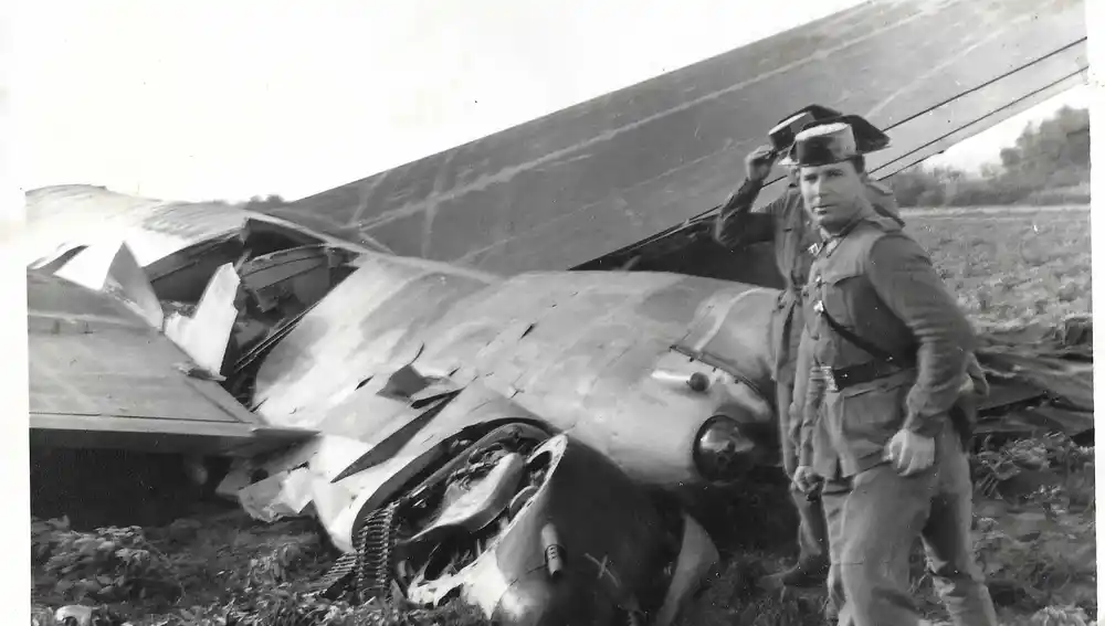 Imagen histórica del suceso de Palomares, en Almería