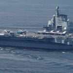 Imagen de archivo del portaaviones chino Liaoning
