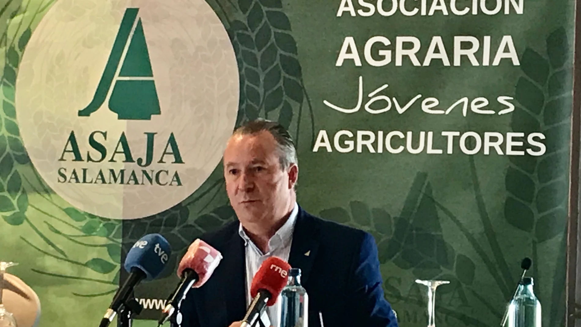 El presidente de Asaja Castilla y León, Donaciano Dujo