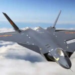 Un caza chino J-20