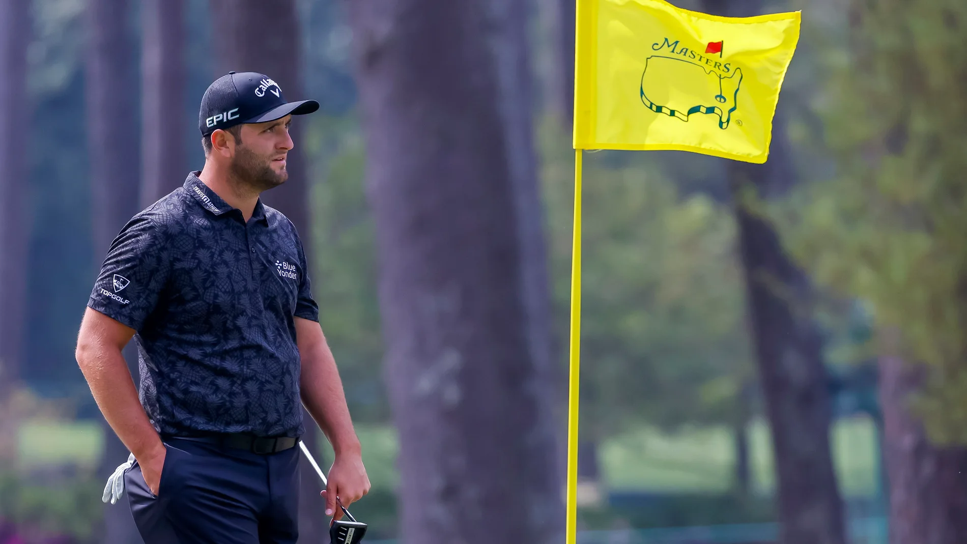 Jon Rahm, en el Masters de Augusta