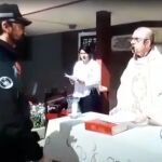 Interrupción en abril de 2020 de una misa del Domingo de Resurrección