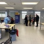 La consellera de Salud en funciones, Alba Vergés, durante su visita a la Universitat de Girona (Udg), una de las doce universidades catalanas que participa en el cribado masivo para la detección de asintomáticos GENERALITAT