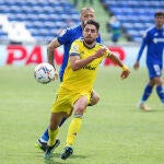 Rubén Sobrino con el Cádiz.
