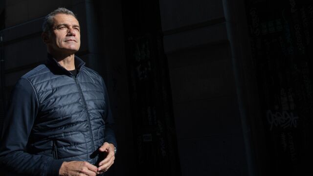 Toni Cantó, durante la entrevista que concedió a LA RAZÓN durante la pasada campaña electoral