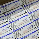 Imagen de una partida de vacunas contra el coronavirus de Janssen
