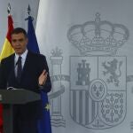 El presidente del Gobierno, Pedro Sánchez, comparece ante la Prensa al término del Consejo de Ministros