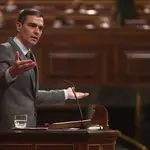 El presidente del Gobierno, Pedro Sánchez