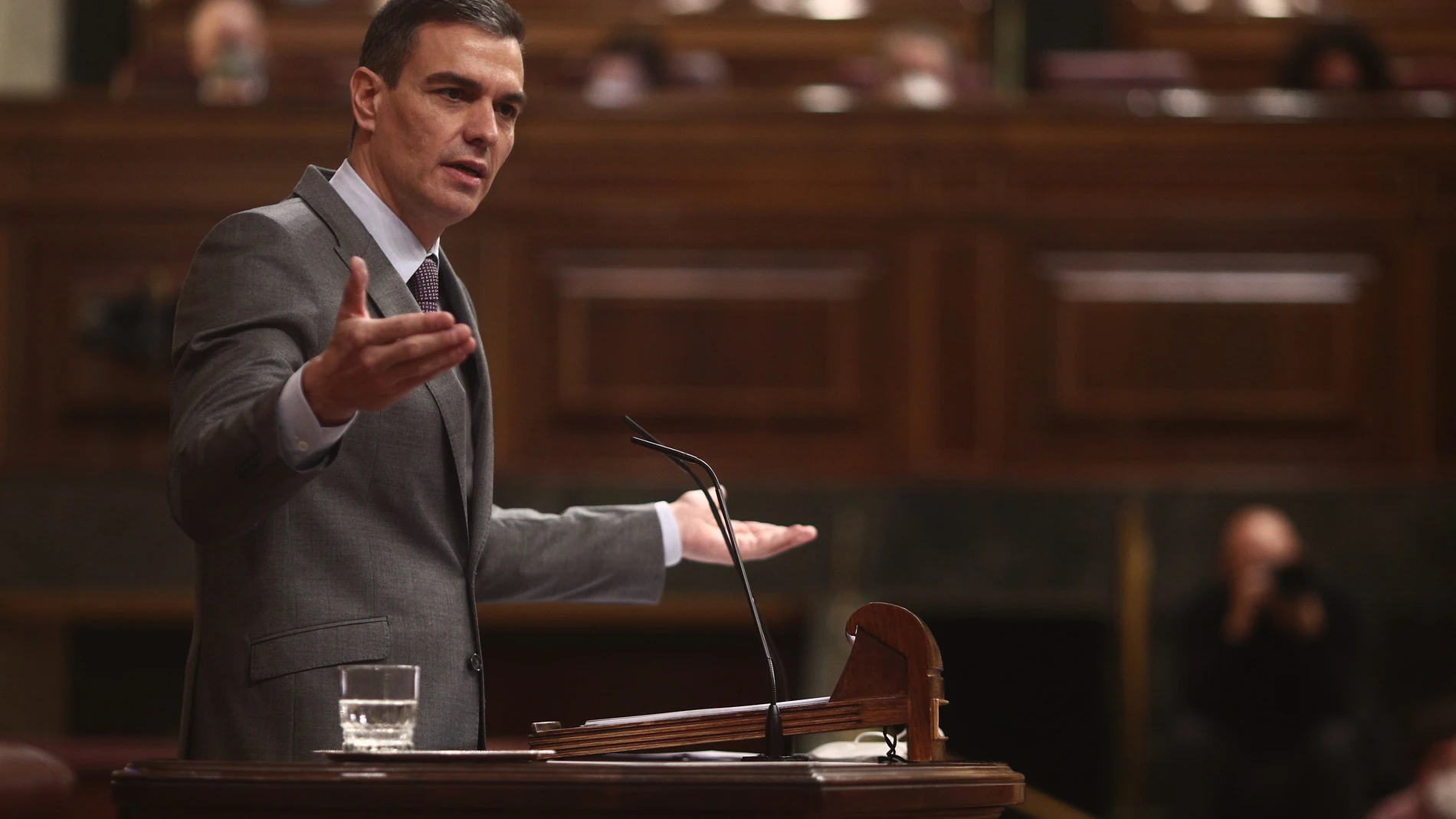 El presidente del Gobierno, Pedro Sánchez
