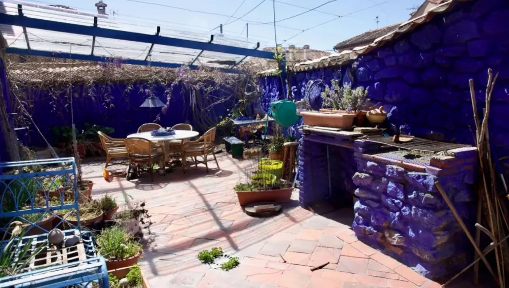 Interior de 'La casa azul', vivienda de Lucía Bosé