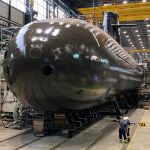 Primera imagen del submarino S-81 terminado