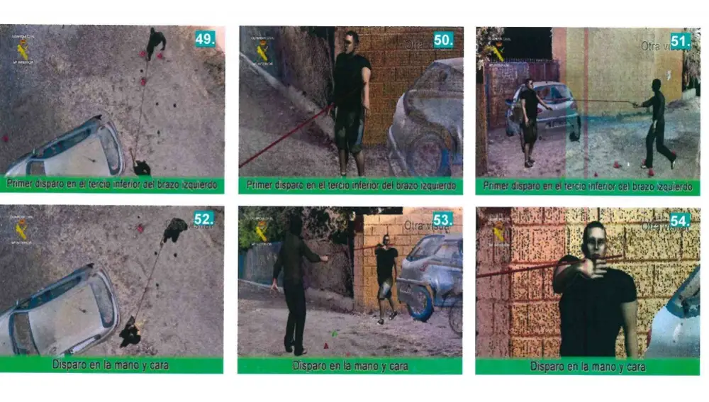 Reconstrucción del asesinato en Águilas (Región de Murcia) de Giuseppe Nirta