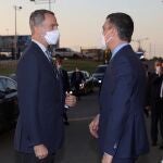 Felipe VI y Pedro Sánchez, el sábado en Sevilla