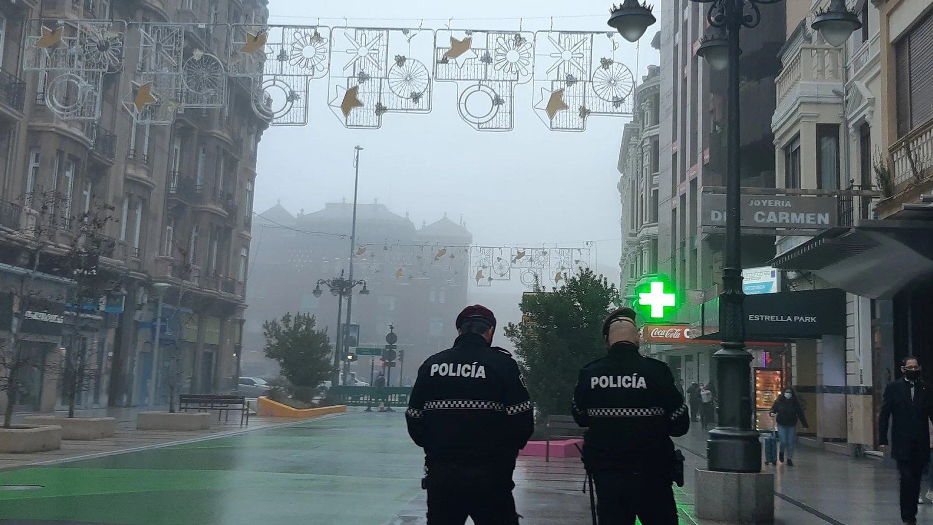 Agentes de la Policía Local de León