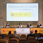 Imagen de la presentación del estudio Combivacs el pasado 19 de abril