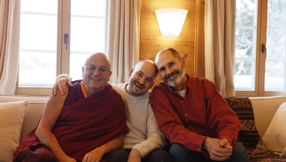 Matthieu Ricard, Cristophe Andre y Alexandre Jollien
