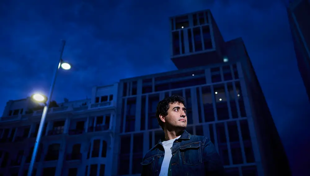 Alvise, durante la entrevista con LA RAZÓN