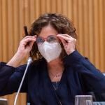 La ministra de Hacienda, María Jesús Montero, comparece en la Comisión de Hacienda en el Congreso de los Diputados