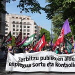 Trabajadores de los servicios públicos vascos exigen la consolidación del personal de los servicios públicos