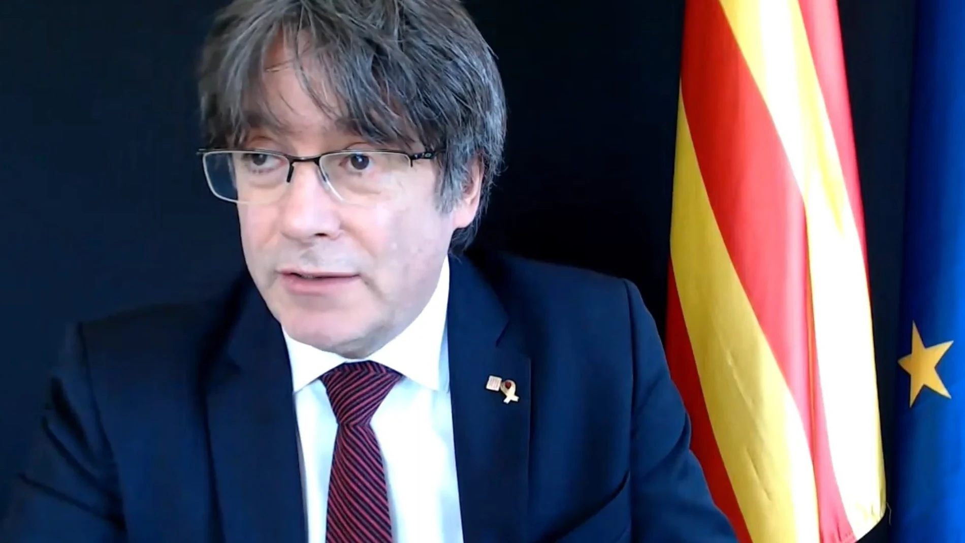 El expresidente del Govern Carles Puigdemont presenta el audiolibro 'Els dius clau' (Penguin Random House).